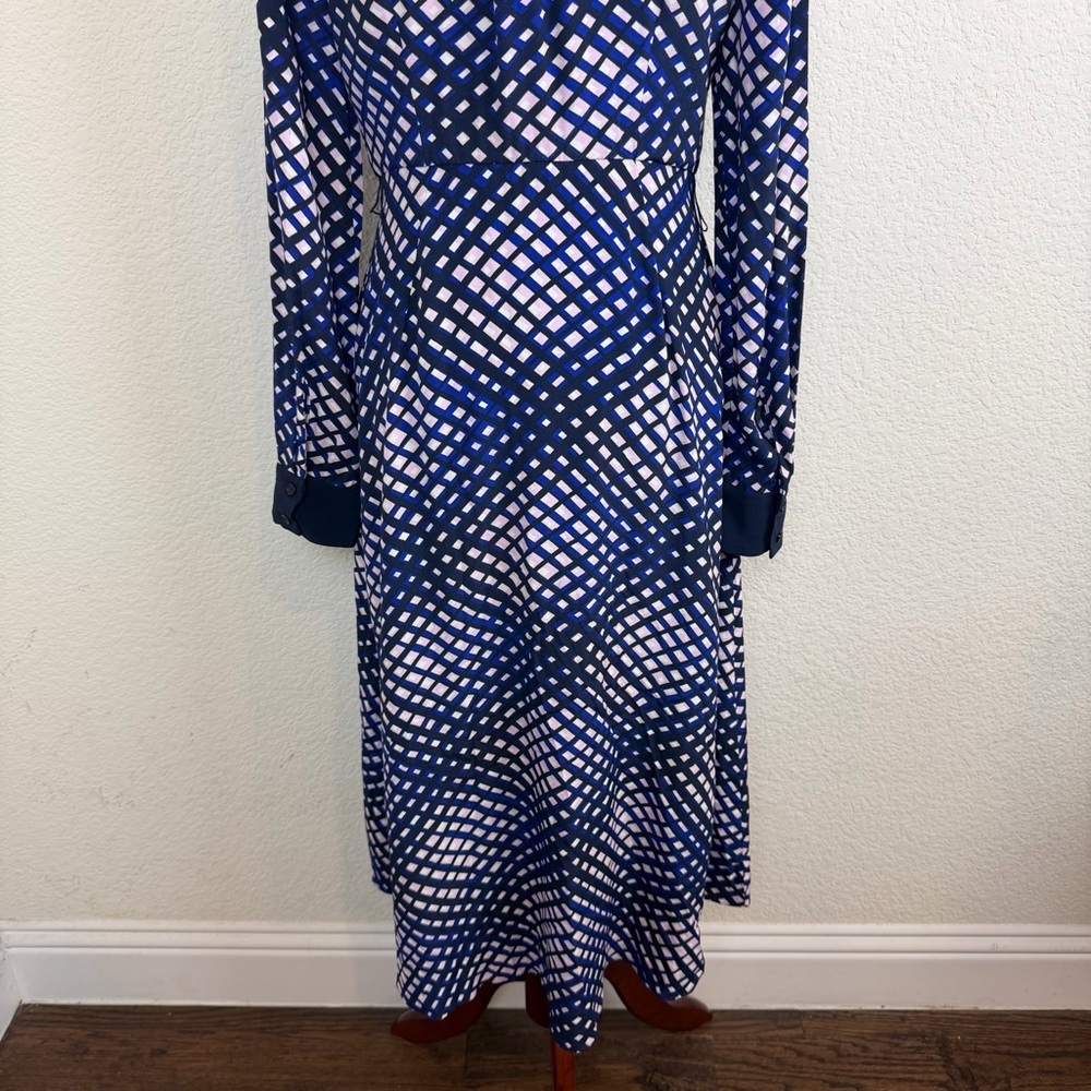 Hobbs Blue Elodie Shirt Dress - Picture 7 of 9